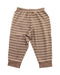 A Brown Sweatpants from Mides in size 6-12M for girl. (Front View)