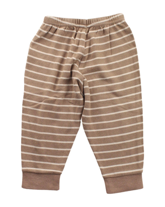 A Brown Sweatpants from Mides in size 6-12M for girl. (Back View)