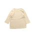 A Ivory Long Sleeve T Shirts from Mides in size 6-12M for neutral. (Back View)