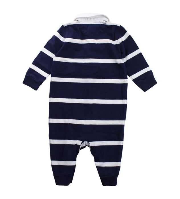 A White Long Sleeve Jumpsuits from Ralph Lauren in size 3-6M for boy. (Back View)