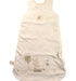 A Ivory Sleepsacs from Natures Purest in size 0-3M for neutral. (Front View)