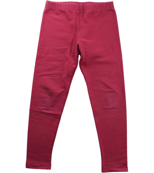A Red Leggings from Mayoral in size 6T for girl. (Front View)