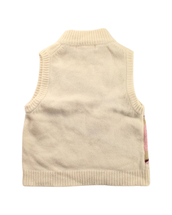 A Ivory Sweater Vests from ELLE in size 2T for girl. (Back View)