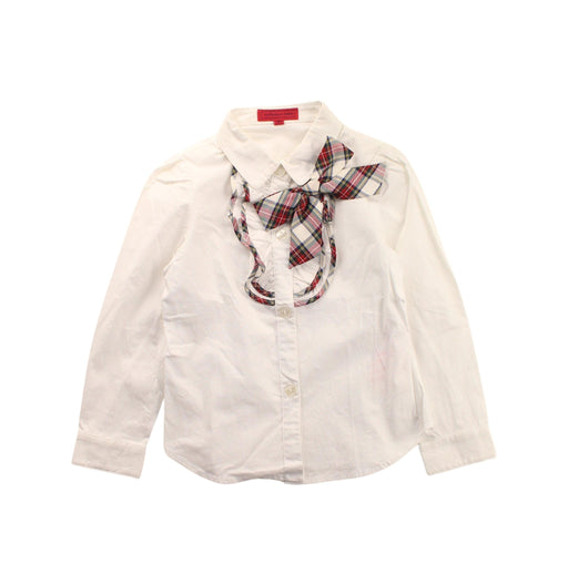 A White Long Sleeve Shirts from Nicholas & Bears in size 3T for girl. (Front View)