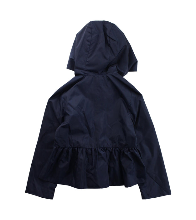 A Blue Lightweight Jackets from Polo Ralph Lauren in size 4T for girl. (Back View)