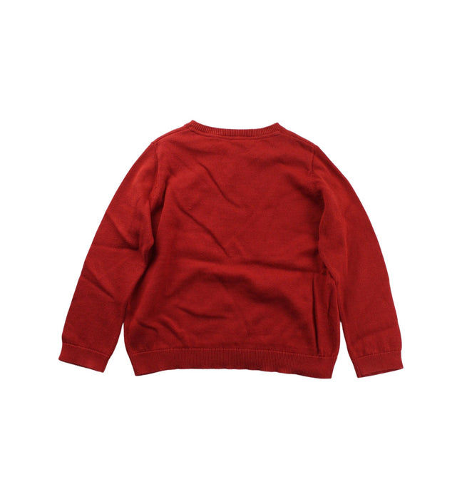 A Red Knit Sweaters from Bonpoint in size 3T for boy. (Back View)