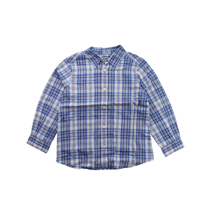A Blue Long Sleeve Shirts from Bonpoint in size 3T for boy. (Front View)