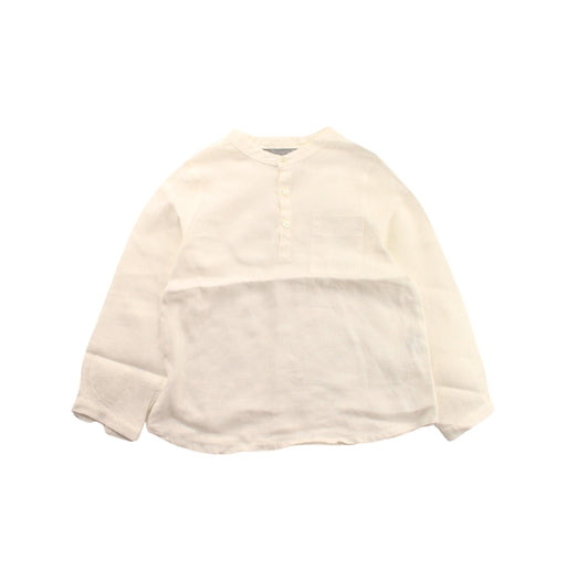 A White Long Sleeve Tops from Bonpoint in size 3T for boy. (Front View)