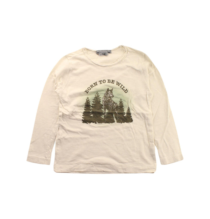 A White Long Sleeve T Shirts from Bonpoint in size 3T for boy. (Front View)