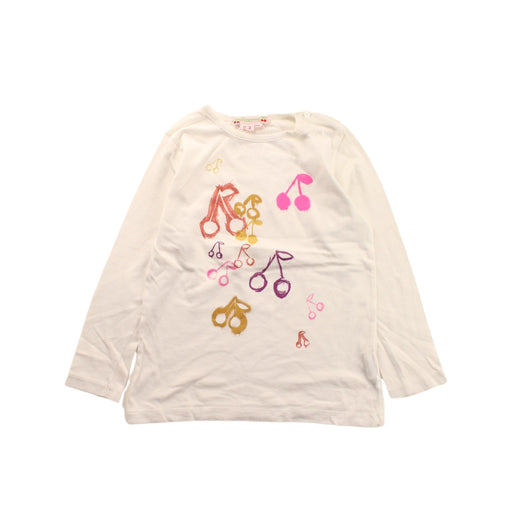 A White Long Sleeve T Shirts from Bonpoint in size 3T for girl. (Front View)