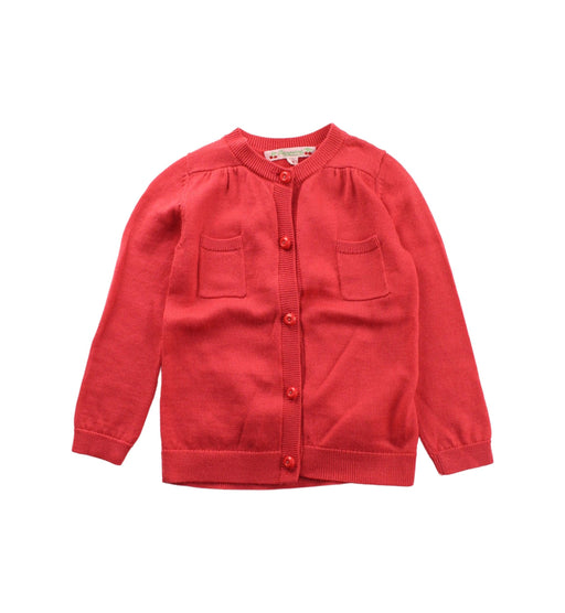 A Red Cardigans from Bonpoint in size 3T for boy. (Front View)