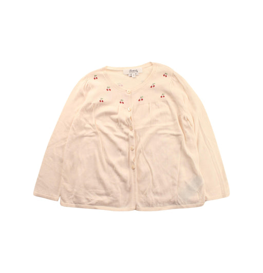 A Beige Cardigans from Bonpoint in size 3T for girl. (Front View)