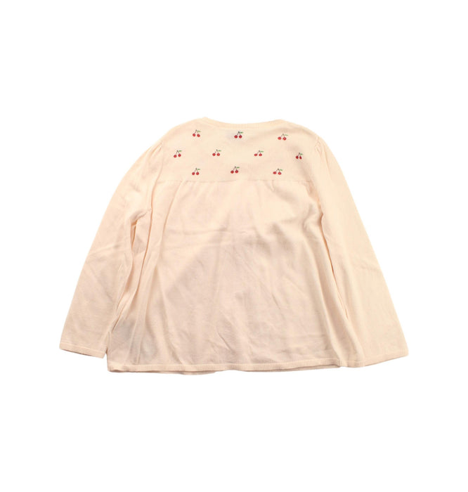 A Beige Cardigans from Bonpoint in size 3T for girl. (Back View)