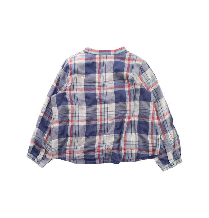 A Blue Long Sleeve Tops from Bonpoint in size 3T for boy. (Back View)