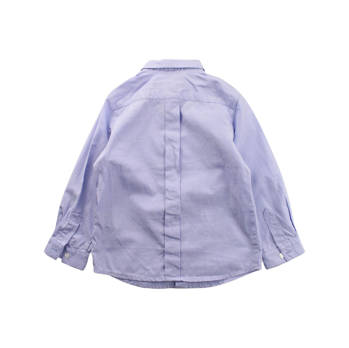 A Blue Long Sleeve Shirts from Bonpoint in size 3T for boy. (Back View)
