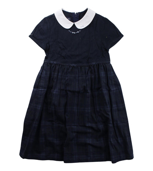 A Blue Short Sleeve Dresses from Familiar in size 4T for girl. (Front View)