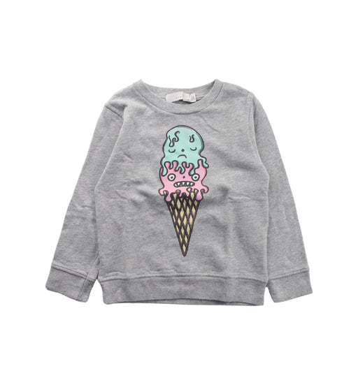 A Grey Crewneck Sweatshirts from Stella McCartney in size 3T for girl. (Front View)