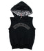 A Black Outerwear Vests from Hysteric Mini in size 18-24M for boy. (Front View)