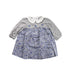 A Blue Long Sleeve Dresses from Familiar in size 6-12M for girl. (Front View)