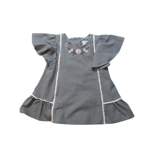 A Grey Short Sleeve Dresses from Tahari in size 18-24M for girl. (Front View)