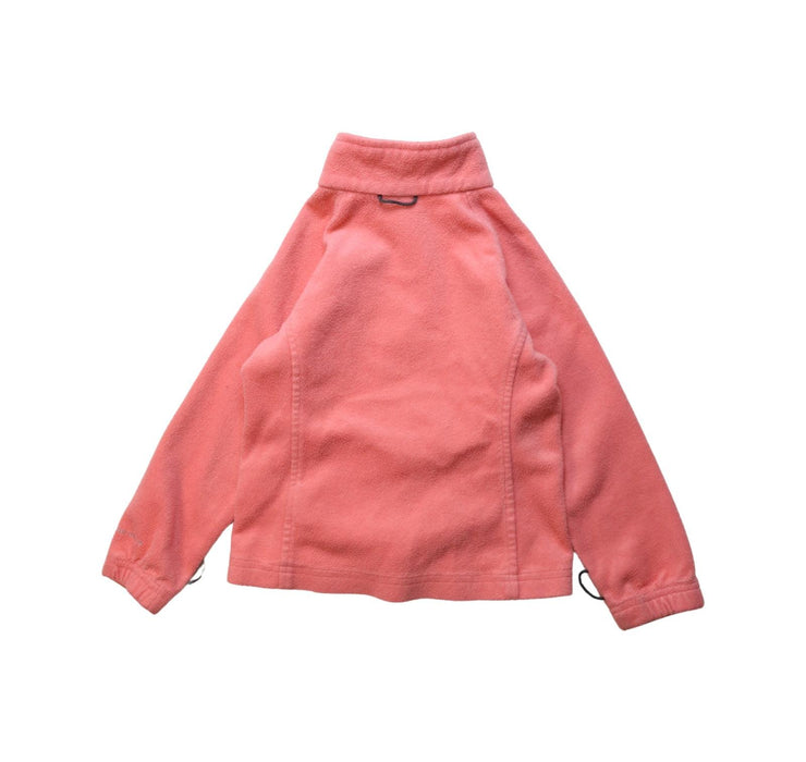 A Pink Lightweight Jackets from Columbia in size 6T for girl. (Back View)