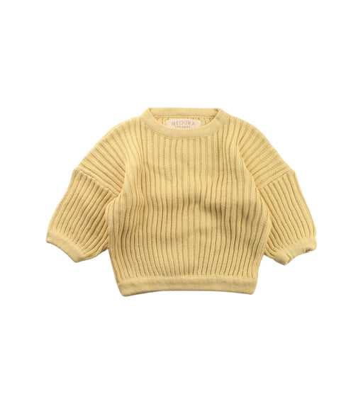 A Gold Knit Sweaters from Illoura The Label in size 2T for girl. (Front View)