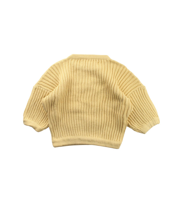 A Gold Knit Sweaters from Illoura The Label in size 2T for girl. (Back View)