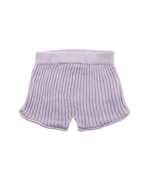 A Purple Shorts from Illoura The Label in size 3T for girl. (Front View)