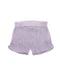 A Purple Shorts from Illoura The Label in size 3T for girl. (Front View)