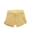 A Gold Shorts from Illoura The Label in size 3T for girl. (Front View)