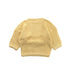 A Gold Knit Sweaters from Illoura The Label in size 5T for girl. (Back View)