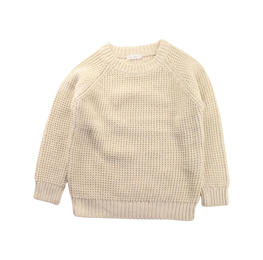 A White Knit Sweaters from Jamie Kay in size 6T for boy. (Front View)