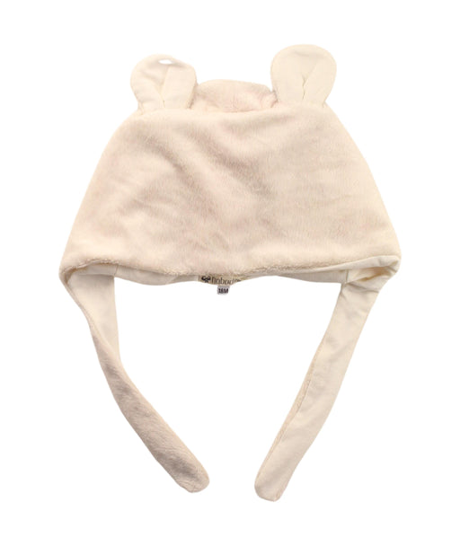A White Beanies from Nobodinoz in size 12-18M for girl. (Front View)