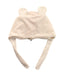 A White Beanies from Nobodinoz in size 12-18M for girl. (Front View)