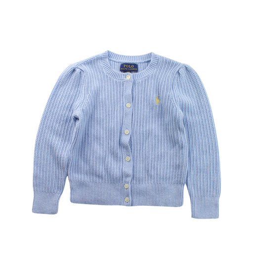 A Blue Cardigans from Polo Ralph Lauren in size 3T for boy. (Front View)