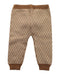 A Brown Sweatpants from Purebaby in size 6-12M for boy. (Back View)