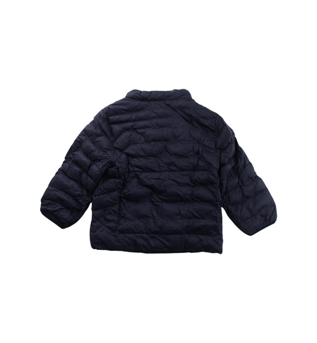A Blue Puffer/Quilted Jackets from Ralph Lauren in size 12-18M for boy. (Back View)