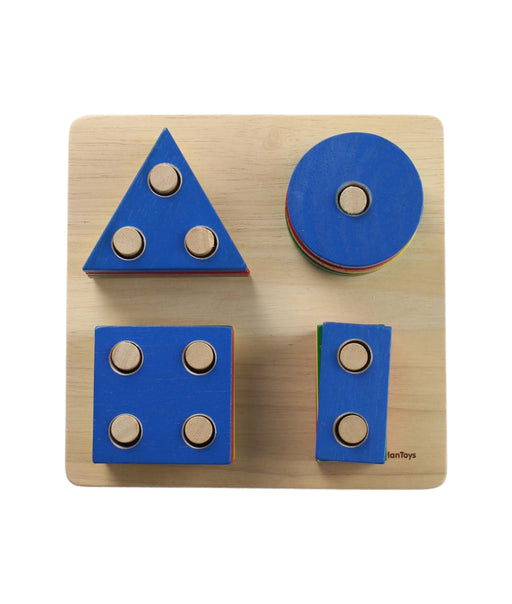 A Blue Wooden Toys from Plan Toys in size O/S for neutral. (Front View)