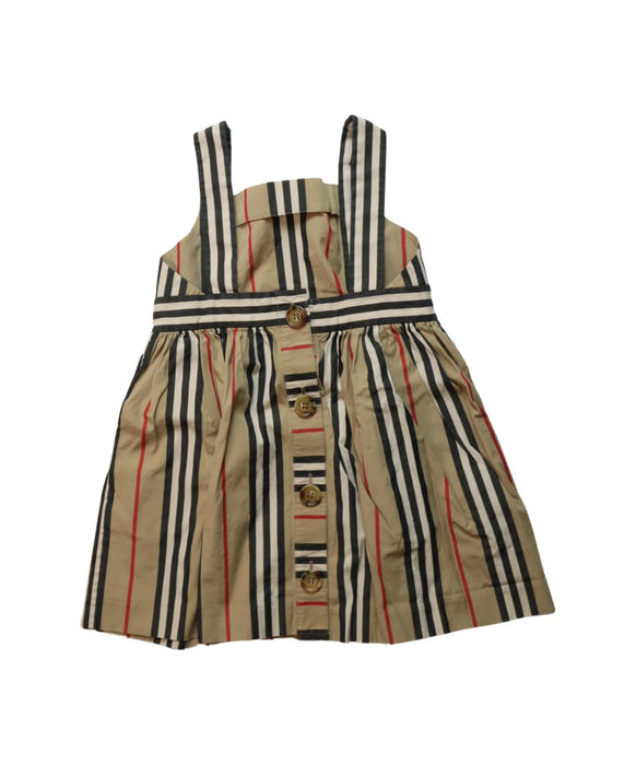 A Multicolour Sleeveless Dresses from Burberry in size 2T for girl. (Back View)
