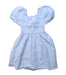 A Blue Short Sleeve Dresses from Crewcuts in size 4T for girl. (Front View)