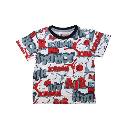 A Multicolour Short Sleeve T Shirts from Air Jordan in size 5T for boy. (Front View)