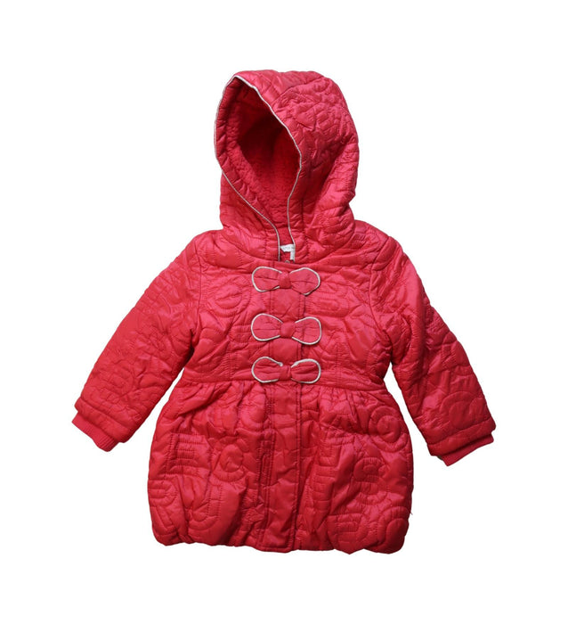 A Red Coats from Little Marc Jacobs in size 2T for girl. (Front View)
