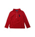 A Red Long Sleeve Polos from Polo Ralph Lauren in size 3T for boy. (Front View)