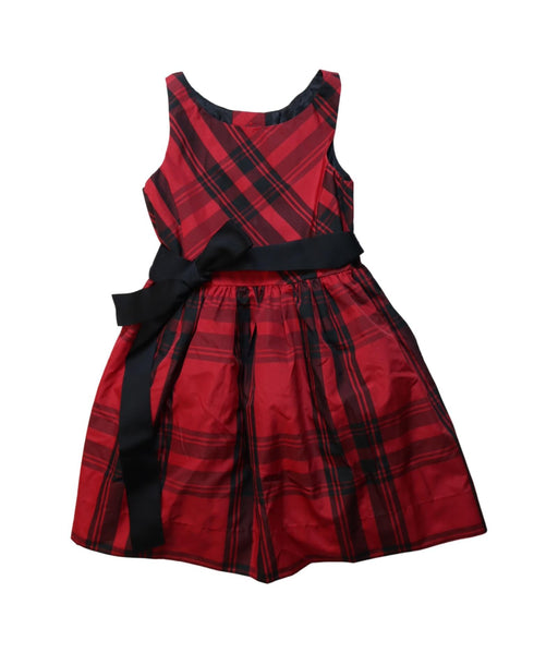 A Red Sleeveless Dresses from Polo Ralph Lauren in size 3T for girl. (Front View)