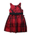 A Red Sleeveless Dresses from Polo Ralph Lauren in size 3T for girl. (Back View)