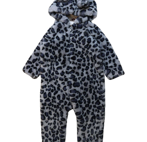 A Black Snowsuits from Molo in size 12-18M for girl. (Front View)