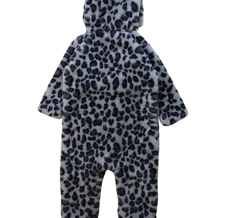 A Black Snowsuits from Molo in size 12-18M for girl. (Back View)