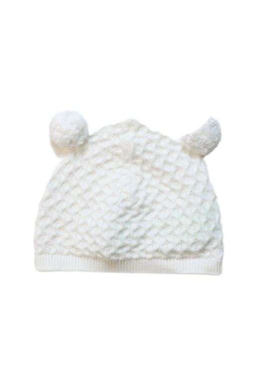 A White Hats Beanies & Caps from Shanghai Tang in size 6-12M for neutral. (Front View)