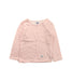 A Pink Long Sleeve T Shirts from Petit Bateau in size 3T for girl. (Front View)