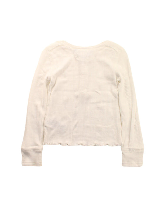A White Long Sleeve Tops from Polo Ralph Lauren in size 4T for girl. (Back View)